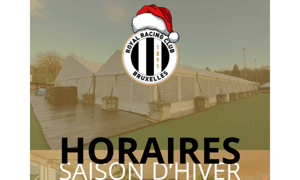 Horaires saison d'hiver